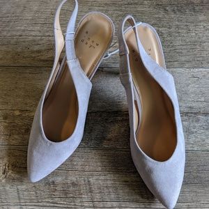 A New day lavender slingback heels